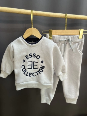 Eşofman Takım Gri Lacivert