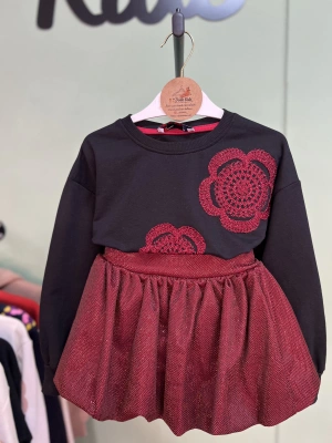 Simli Balon Etekli Takım