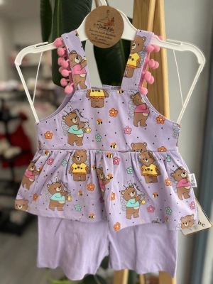 Ayıcıklı Lila Takım