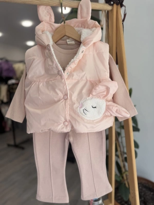 Tavşan Yelekli 3lü Takım (9-24 ay)