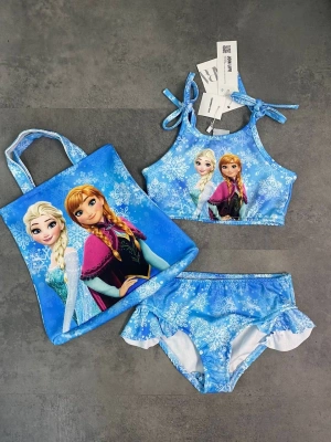 Çantalı Bikini Takım Mavi