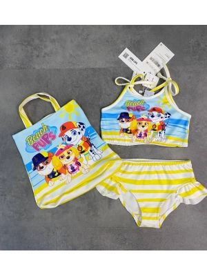 Çantalı Bikini Takım Sarı