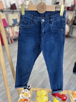 Klasik Lacivert Kot Pantolon