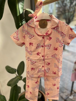 Barbie Uyku Bantlı Pijama Takımı