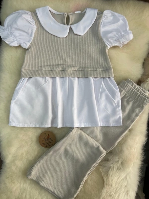 Gömlekli Takım Bej