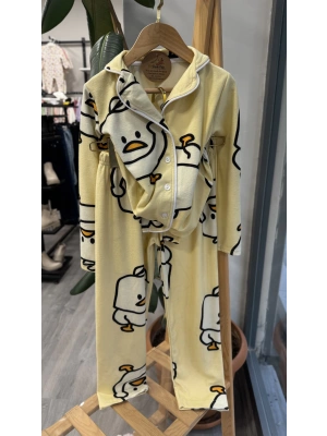 Civcivli Yetişkin Pijama Takımı (M-XXL beden)