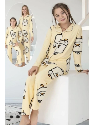 Civcivli Çocuk Pijama Takımı (5-16 yaş)