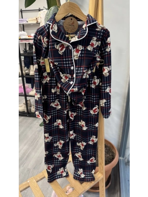Ayıcıklı Yetişkin Pijama Takımı (M-XXL beden)
