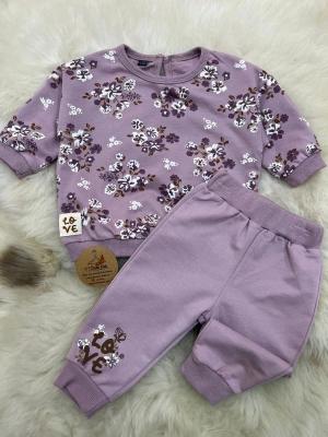 Oversize Mevsimlik Takım Lila