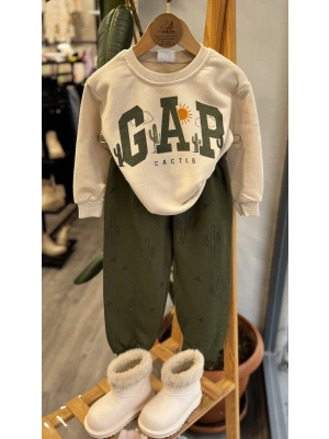 Kaktüs Baskılı Takım (2-8 yaş)