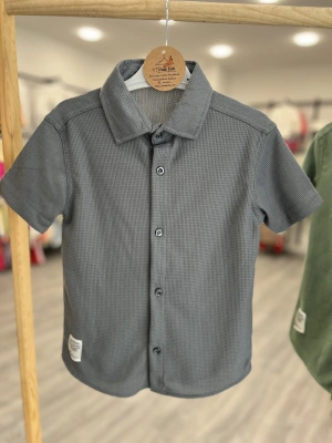 Gri Kısa Kol Gömlek