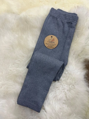 Yüksek Bel Tayt gri