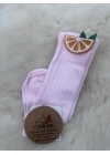 Pembe Diz Altı Çorap