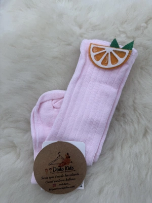 Pembe Diz Altı Çorap