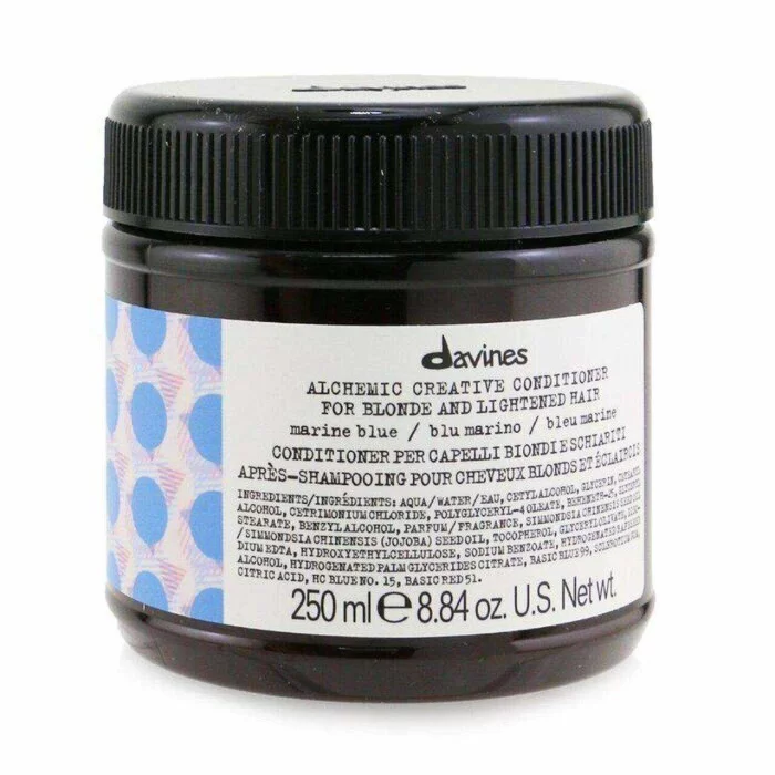 Davines Alchemic Marine Blue Boyalı Deniz Mavisi Saç Kremi 250ml