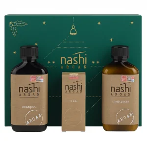Nashi Argan Yılbaşı Seti Şampuan 200ml Krem 200ml Yağ 30ml
