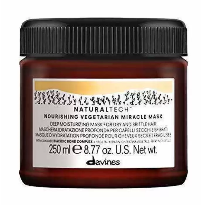 Davines Nourishing Vegetarian Miracle Yıpranmış Saç Maskesi 250ml