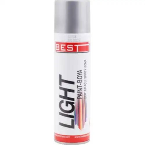 Best Light Gümüş Gri Sprey Boya 250Ml