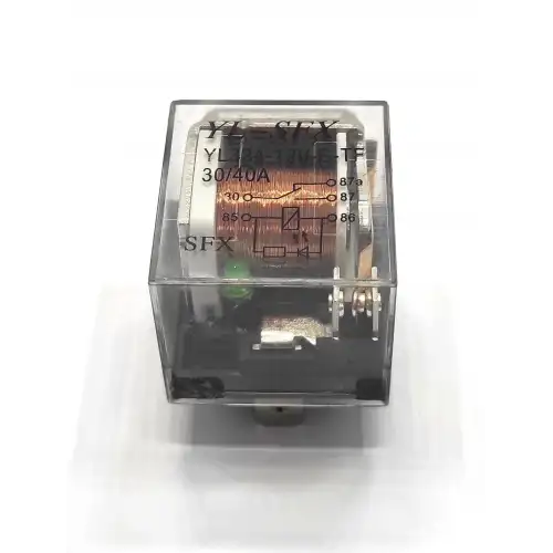 Mini Role Ledli Şeffaf Silikonlu 5 Uçlu 12V 40A YLE01