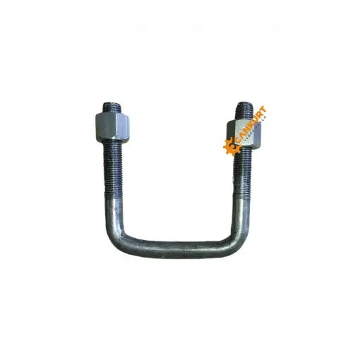 Patpat Çapa Motoru Römork Makas Bağlantısı Kare U Bolt Uzun