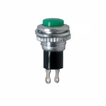 Buton Metal 10mm 2P 2 Fişli