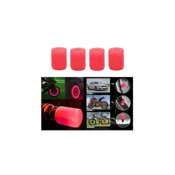 Carub Kırmızı Fosforlu Sibop Kapağı 4 Lü br5531125