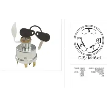 Nesan Kontak Anahtarı Kapaklı Patpat Traktör