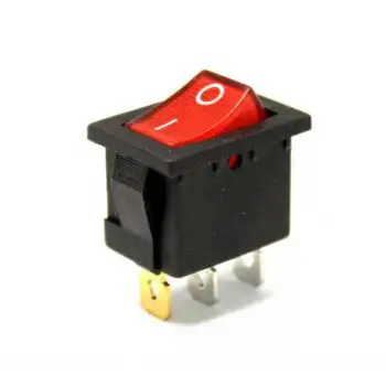 Mini Işıklı Anahtar On Off 3 Fişli