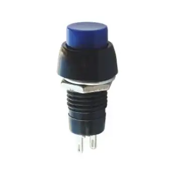 Plastik Buton 10mm Kalıcılı Anahtarlı