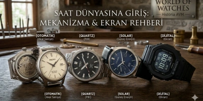Saat Rehberi: Mekanizma ve Ekran Tiplerine Göre Saat Çeşitleri