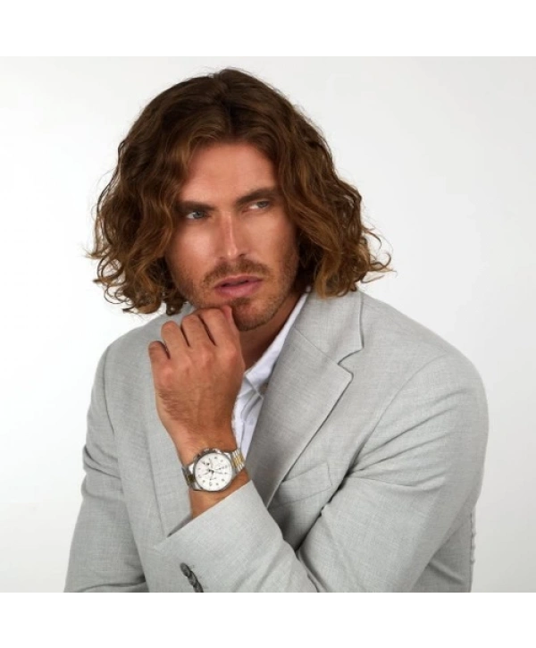 Maserati R8873624003 10 Atm Suya Dayanıklı Quartz Çelik Kordonlu Altın-Metal Erkek Kol Saati