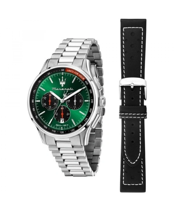 Maserati R8873624002 10 Atm Suya Dayanıklı Quartz Deri Kordon Hediyeli Metalik Renk Erkek Kol Saati