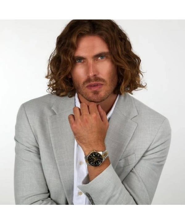 Maserati R8853140009 10 Atm Suya Dayanıklı Quartz Çelik Kordonlu Altın Renk Erkek Kol Saati