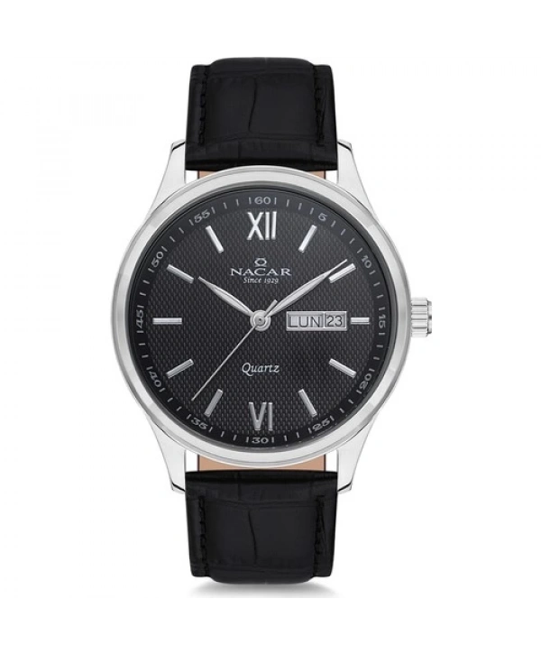 Nacar NC31-29B155-ABL1 Deri Erkek Kol Saati