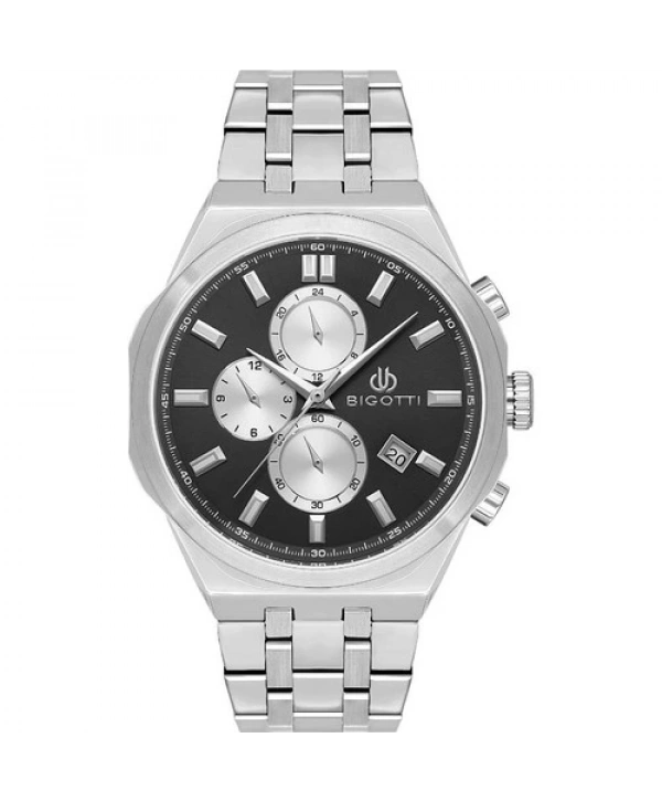 Bigotti BG.1.10567-2 Çelik Kaplama Fonksiyonlar Aktif Metalik Erkek Kol Saati