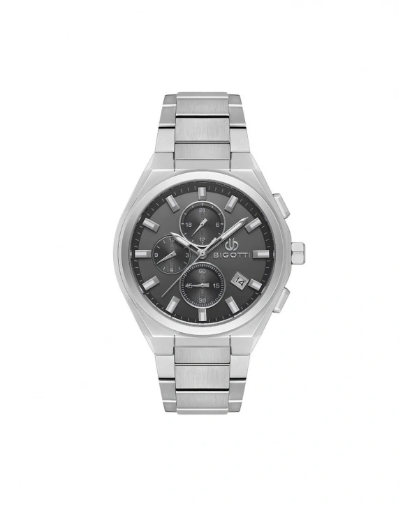 Bigotti BG.1.10574-2 Çelik Kaplama Fonksiyonlar Aktif Metalik Erkek Kol Saati