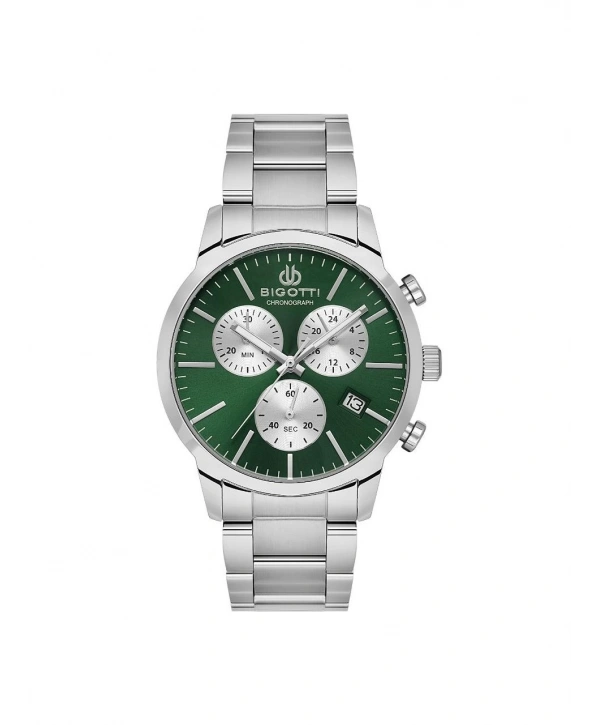 Bigotti BG.1.10576-4 Çelik Kaplama Fonksiyonlar Aktif Metalik Erkek Kol Saati