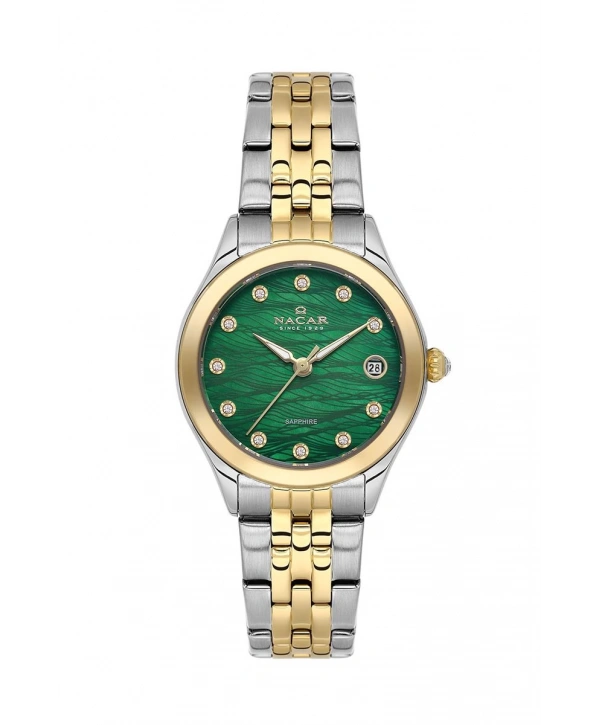 ÇELİK - SARI METAL BAND KADIN KOL SAATİ NC34-39B763-CNMS