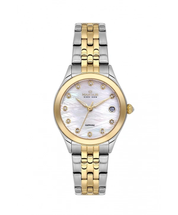 ÇELİK - SARI METAL BAND KADIN KOL SAATİ NC34-39B763-CWMS