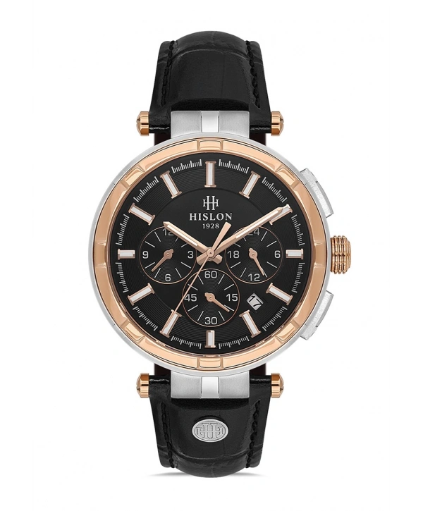 Hislon Mens Date DT202T-04BR