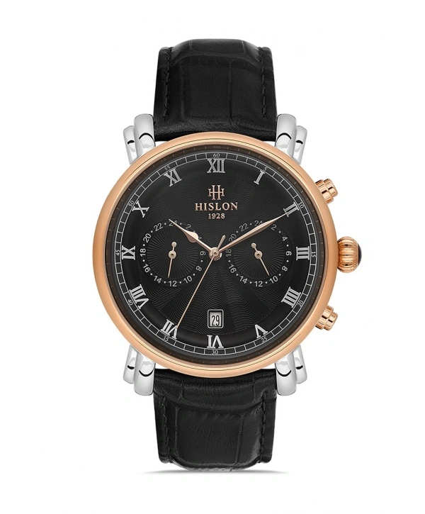 Hislon Mens Date DT204T-04BR