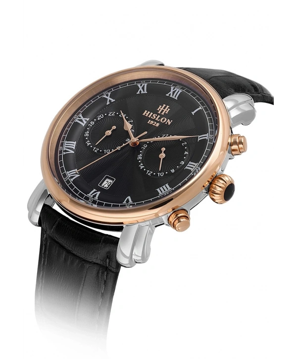 Hislon Mens Date DT204T-04BR