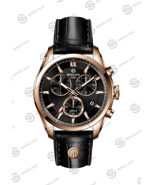 Hislon Mens Masterwork MS207R-04BR