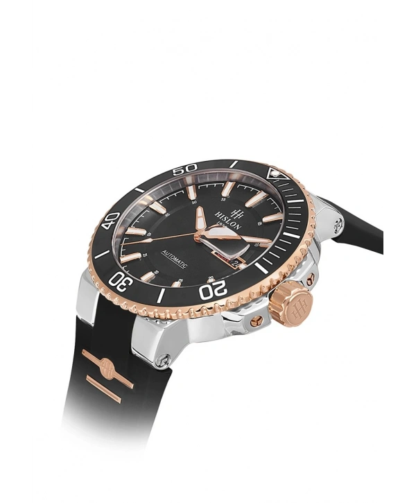 Hislon Mens Solid SD137T-04BR