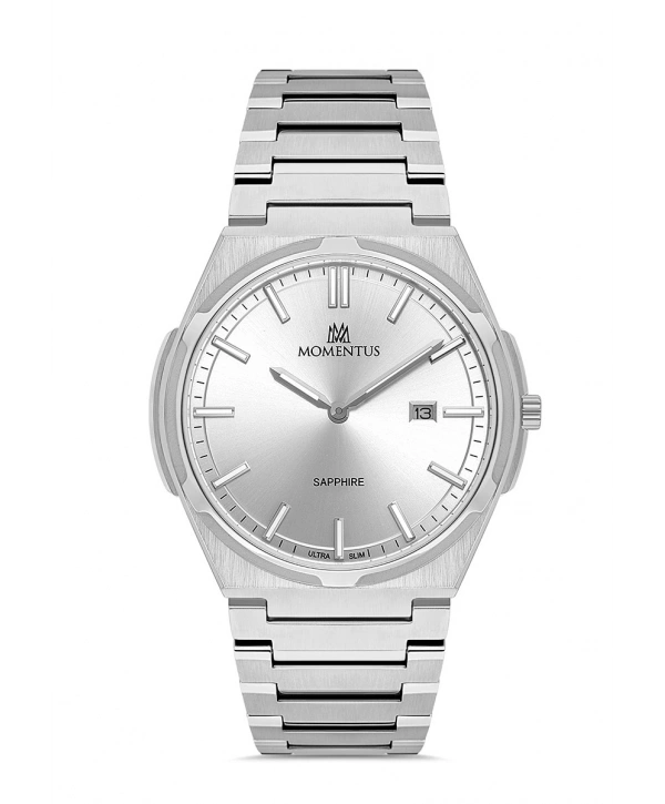 Momentus Mens Crown Master EM390S-02SS