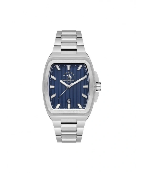 Santa Barbara Polo & Racquet Club Santa Barbara Polo Racquet Club SB.1.10536-2 Dikdörtgen Kasa Metalik Renk Erkek Kol Saati