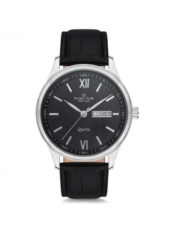 Nacar NC31-29B155-ABL1 Deri Erkek Kol Saati