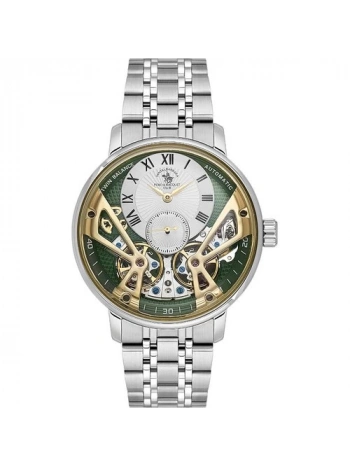 Santa Barbara Polo & Racquet Club Santa Barbara Polo Racquet Club SB.1.10604-4 Çelik Kasa Çelik Kordon Otomatik Metalik Erkek Kol Saati