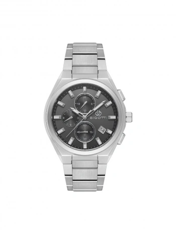 Bigotti BG.1.10574-2 Çelik Kaplama Fonksiyonlar Aktif Metalik Erkek Kol Saati