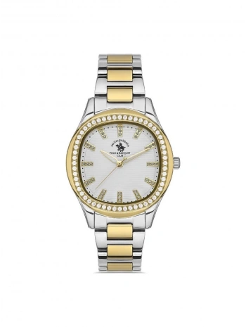 Santa Barbara Polo & Racquet Club Santa Barbara Polo Racquet Club SB.1.10477.4 Çelik Kordonlu Metalik Renk Kadın Kol Saati